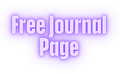 Free Journal Page