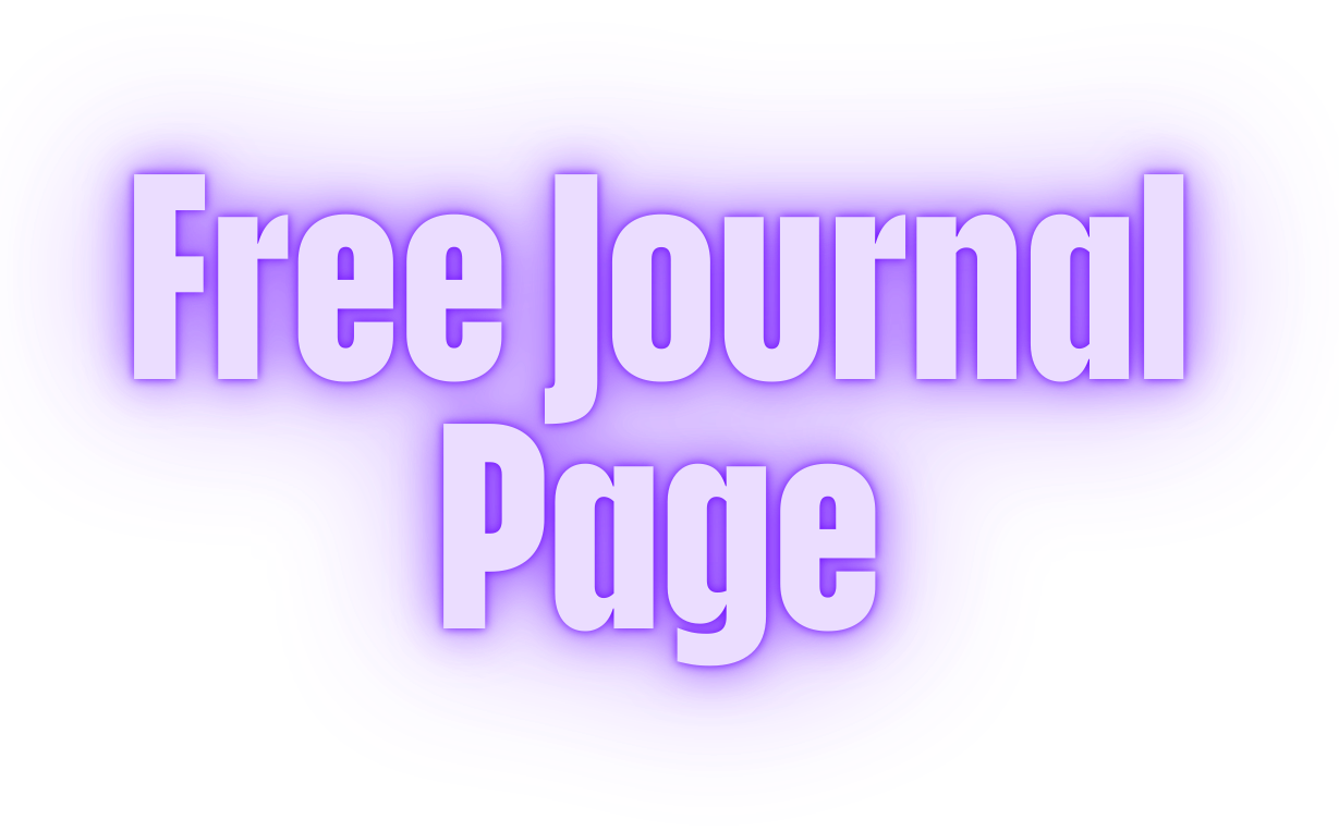 Free Journal Page